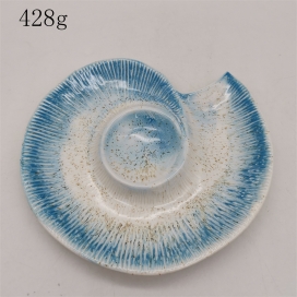 CERAMIC OCEAN DECORATION PLATE